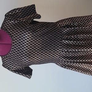 Black & Gold Elegant LLR Amelia Dress